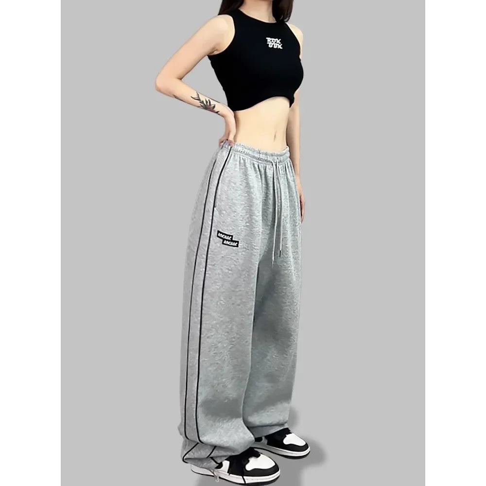 Women's Embroidered Street Dance Practice Pants