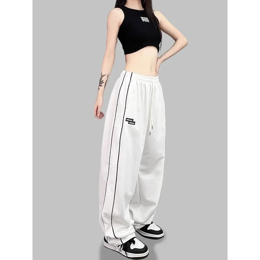 Women's Embroidered Street Dance Practice Pants