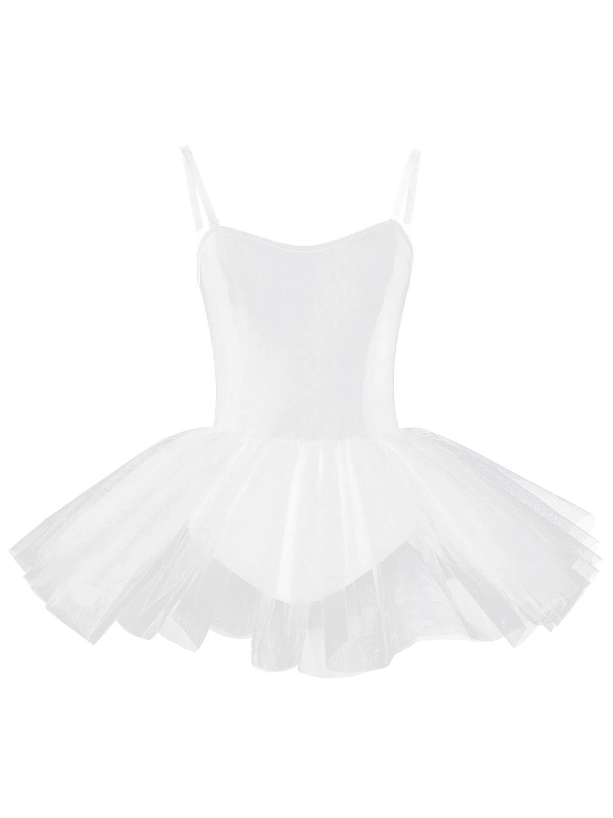 Women's Hard Organdy Platter Tutu Ballet Dance Dress & Ballerina Performance Costume