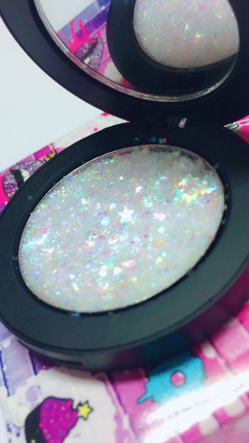 "SNOWFLAKE !" Single Pressed Glitter Palette