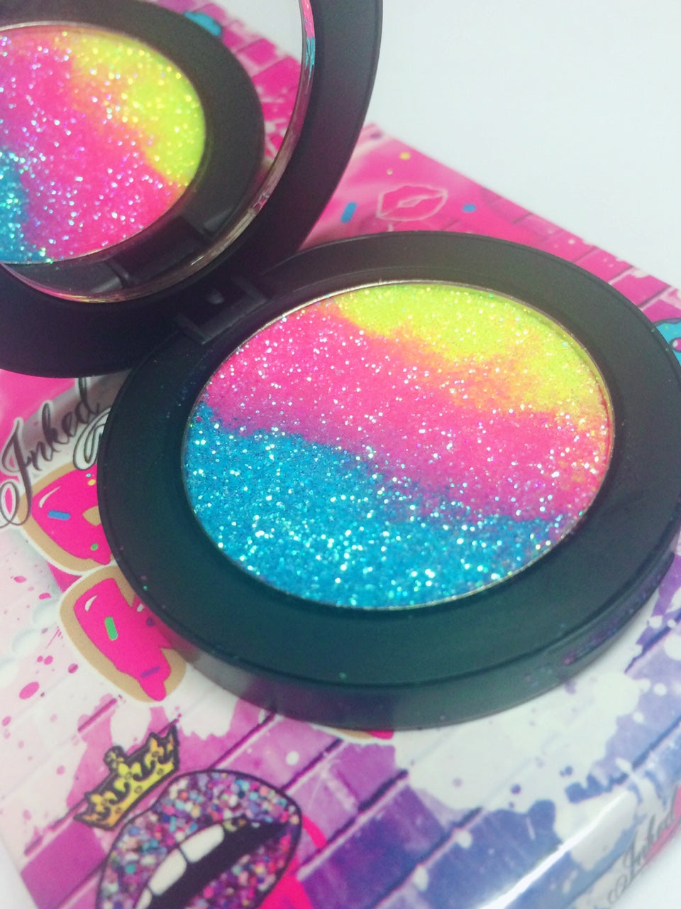*TROPICAL SLUSHY !*  Iridescent Glitter Pressed Single!