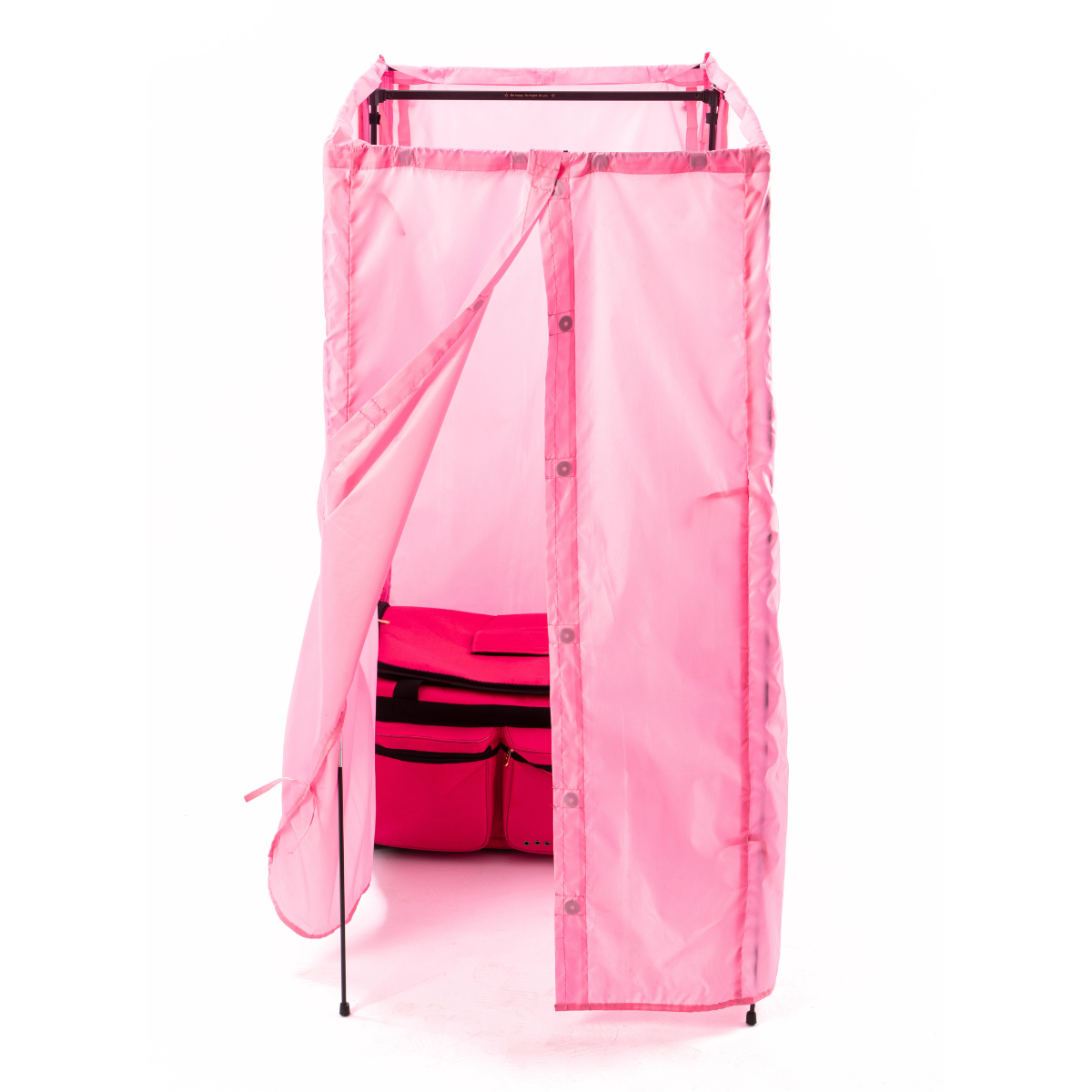 [Foldable] "CostumeCruiser-II" 28-inch Wheeled Dance Duffel with Garment Rack with Free Privacy Curtain
