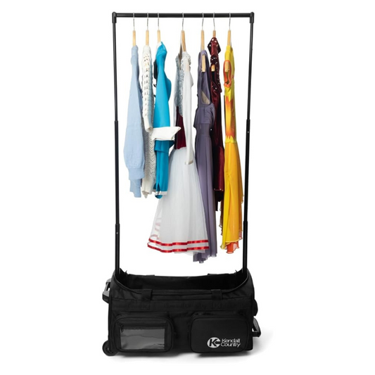 Carry On (Mini) Dance Bag with Garment Rack - Raven Black, Mini 22"