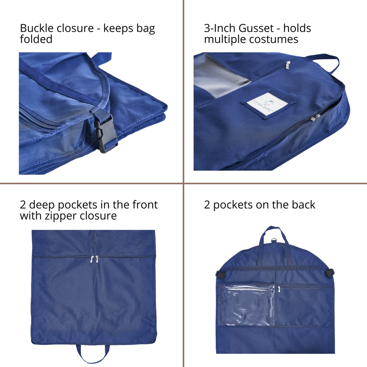 52" Waterproof Garment Bag - Midnight Blue