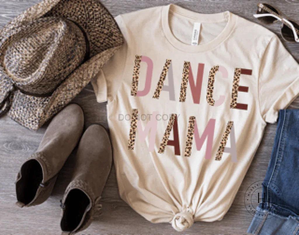 Dance Mama Half Leopard Graphic Tee