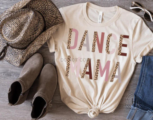Dance Mama Half Leopard Graphic Tee