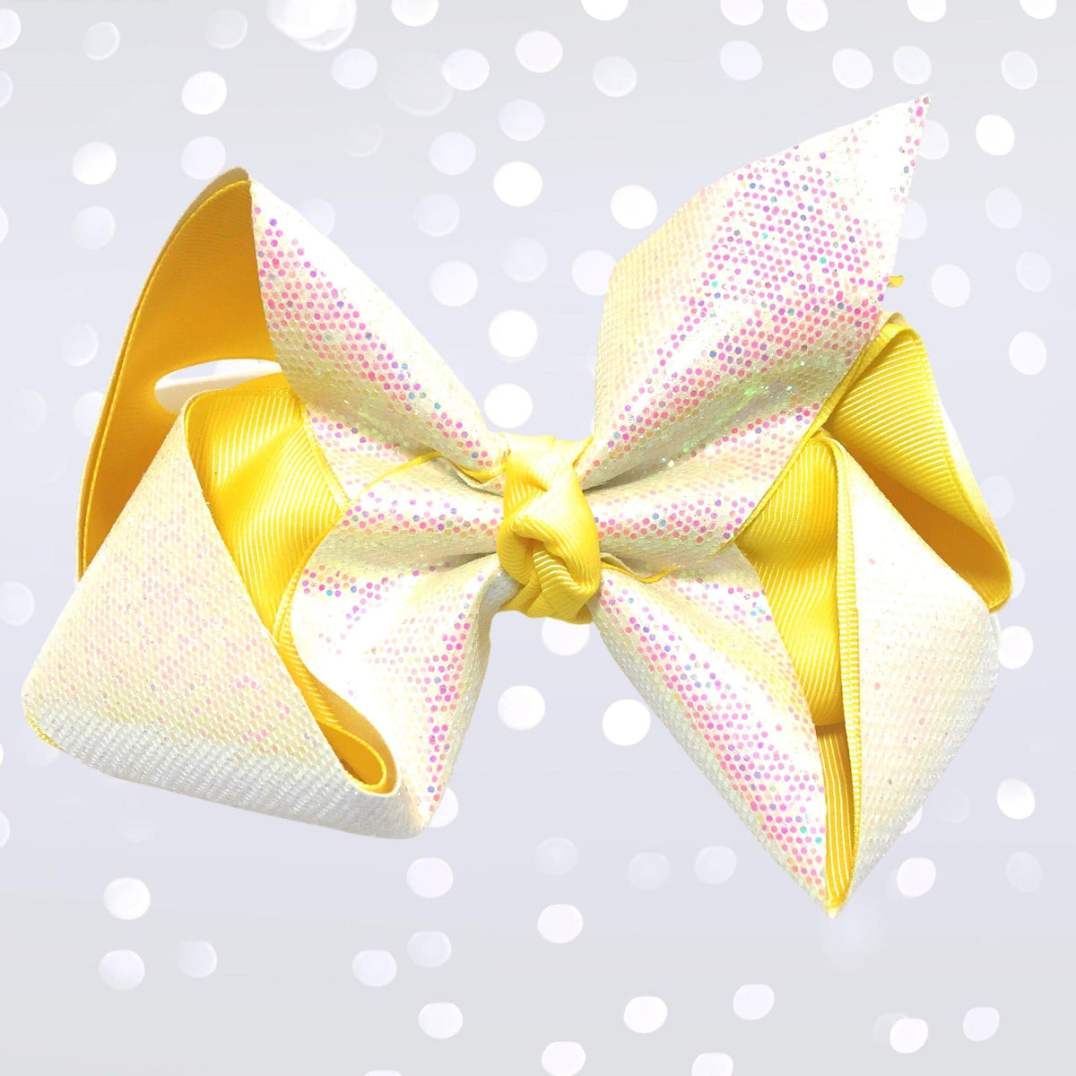Girls Large Sparkle Cheer and Dance Hair Bows
