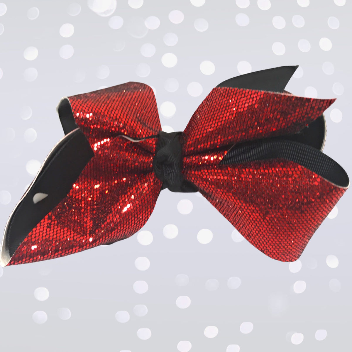 Girls Large Sparkle Cheer and Dance Hair Bows
