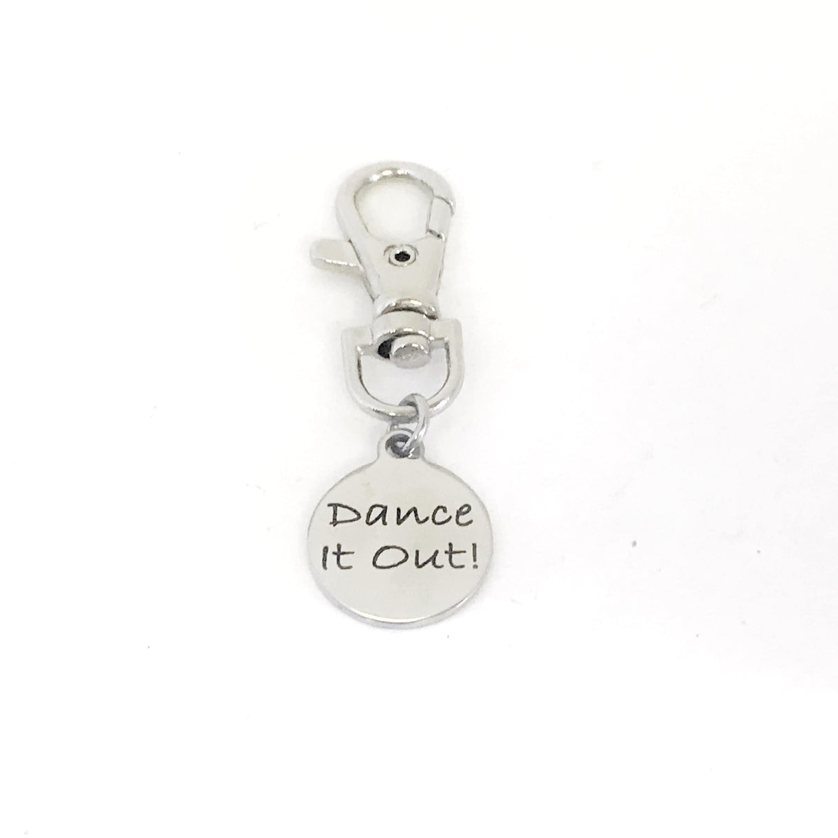 Bag Charm, Dance It Out Bag Clip, Dance Gift, Keychain Clip, Girlfriend Gift, Best Friend Gift, Keychain Charm, Dancer Gift, Dance Bag Clip