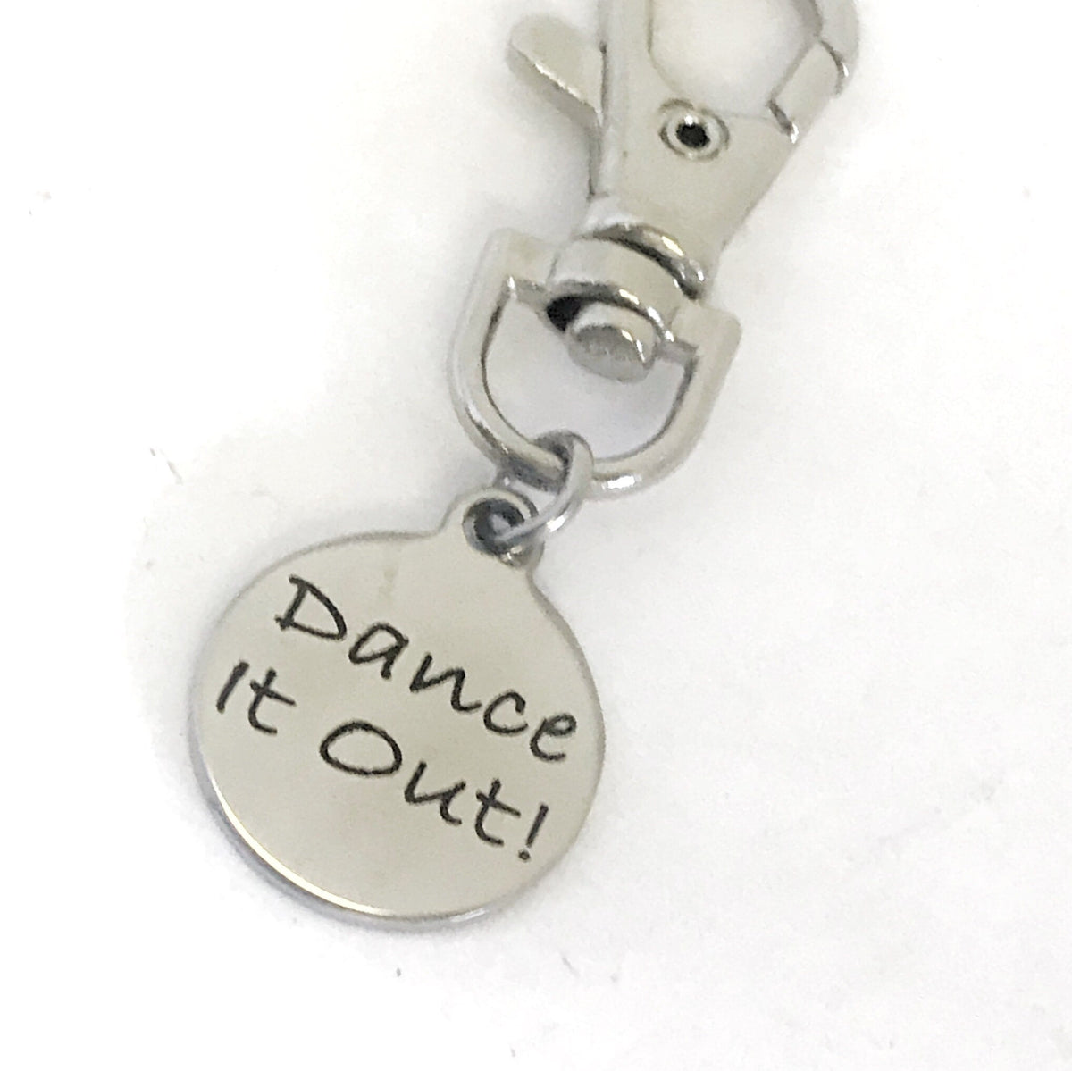 Bag Charm, Dance It Out Bag Clip, Dance Gift, Keychain Clip, Girlfriend Gift, Best Friend Gift, Keychain Charm, Dancer Gift, Dance Bag Clip
