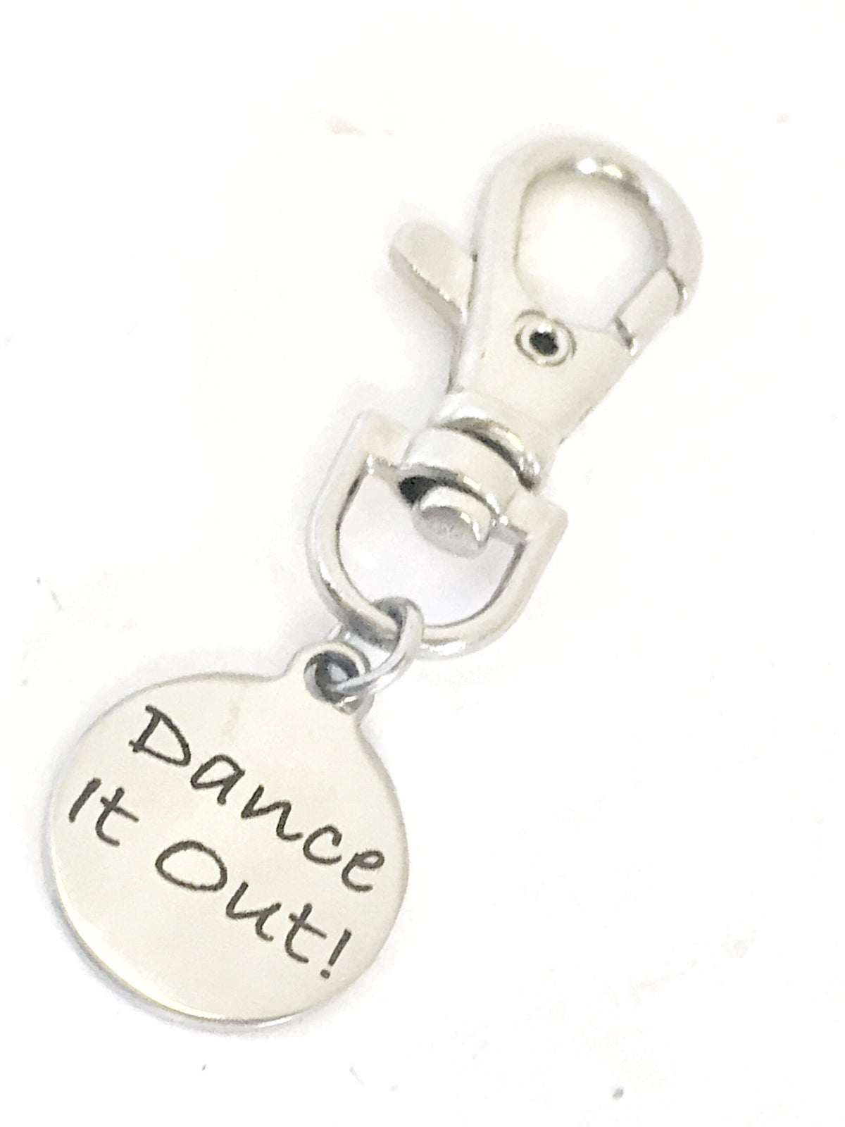 Bag Charm, Dance It Out Bag Clip, Dance Gift, Keychain Clip, Girlfriend Gift, Best Friend Gift, Keychain Charm, Dancer Gift, Dance Bag Clip