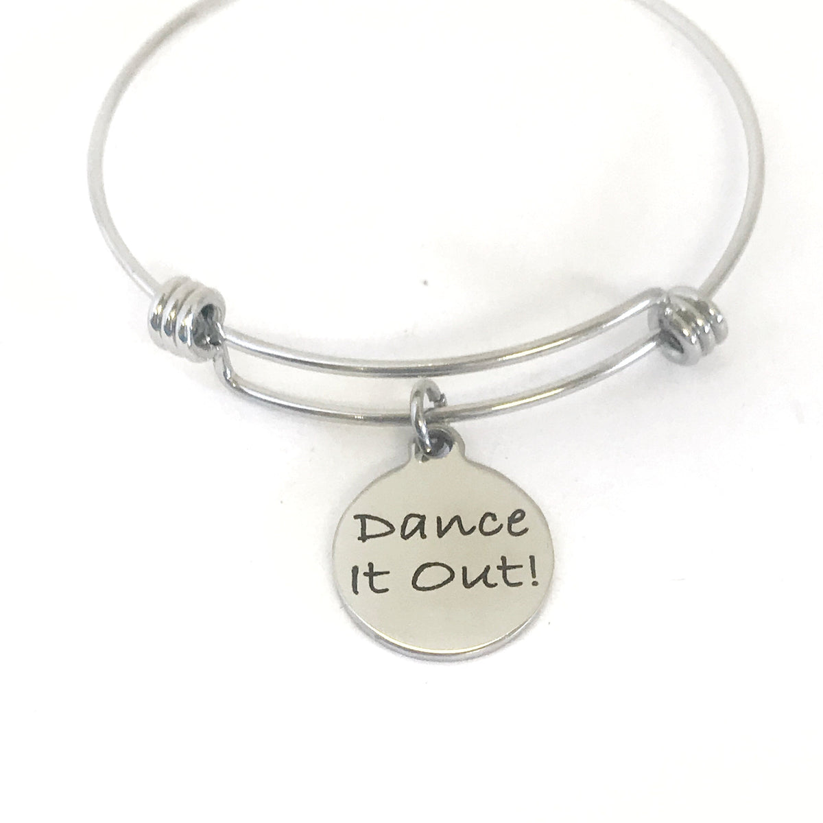 Dance It Out Bracelet, Dance Gift, Dance Jewelry, Dance Bracelet, Dance It Out Charm, Girlfriend Gift, Dance Partner Gift, Now We Dance