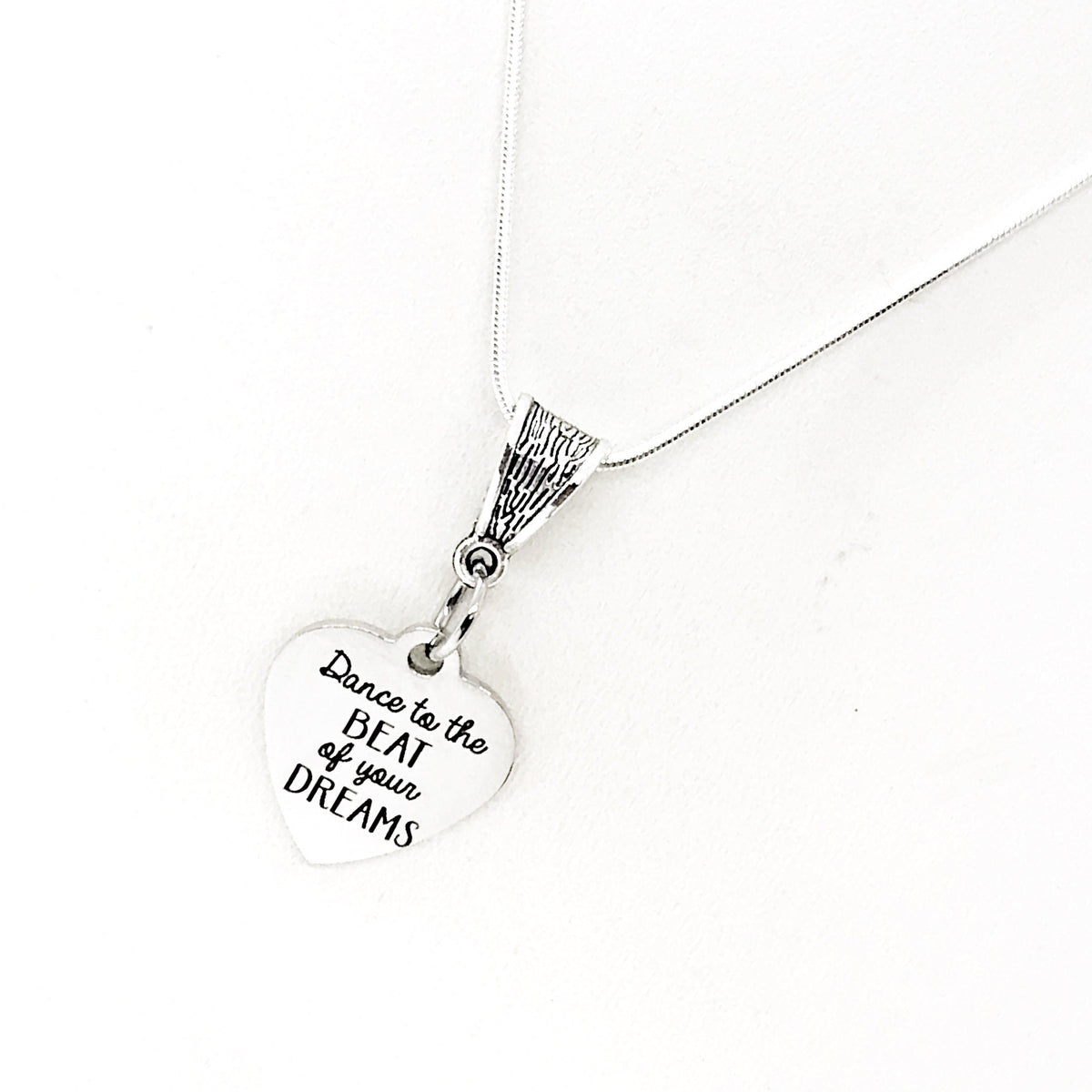 Motivation Gift, Dance To the Beat Of Your Dreams Necklace, Dance Team Gift, Gift For Her, Daughter Gift, Granddaughter Gift, Encouraging