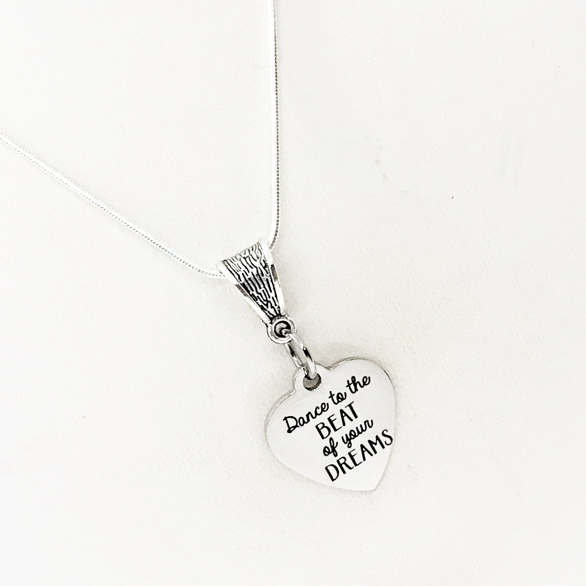 Motivation Gift, Dance To the Beat Of Your Dreams Necklace, Dance Team Gift, Gift For Her, Daughter Gift, Granddaughter Gift, Encouraging