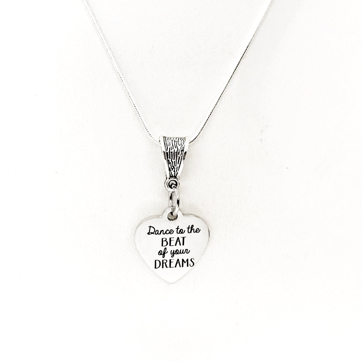 Motivation Gift, Dance To the Beat Of Your Dreams Necklace, Dance Team Gift, Gift For Her, Daughter Gift, Granddaughter Gift, Encouraging