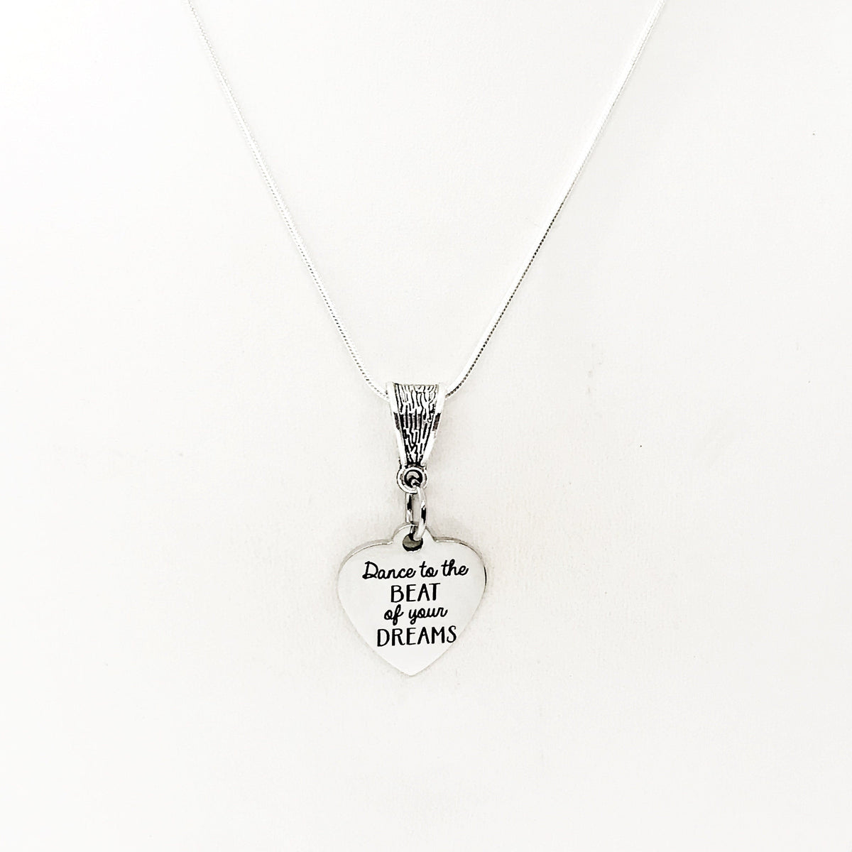 Motivation Gift, Dance To the Beat Of Your Dreams Necklace, Dance Team Gift, Gift For Her, Daughter Gift, Granddaughter Gift, Encouraging