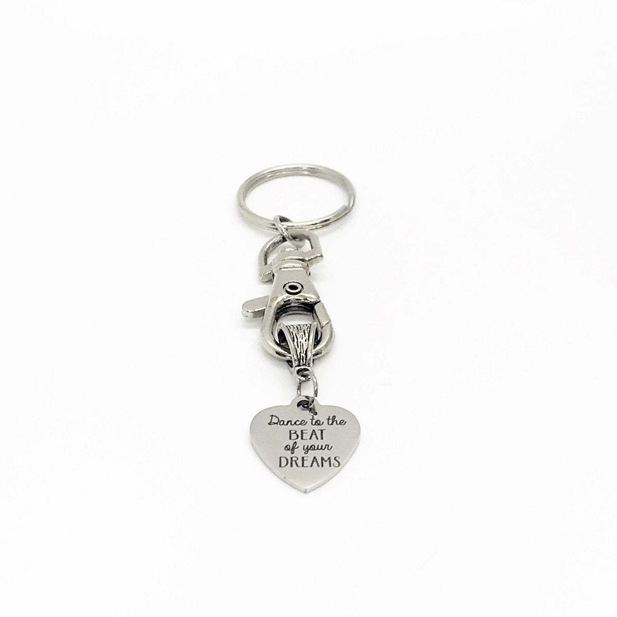 Motivating Gift, Dance To The Beat Of Your Dreams Keychain, Motivating Quote, Motivating Keychain, Encouraging Gift, Encouraging Quote