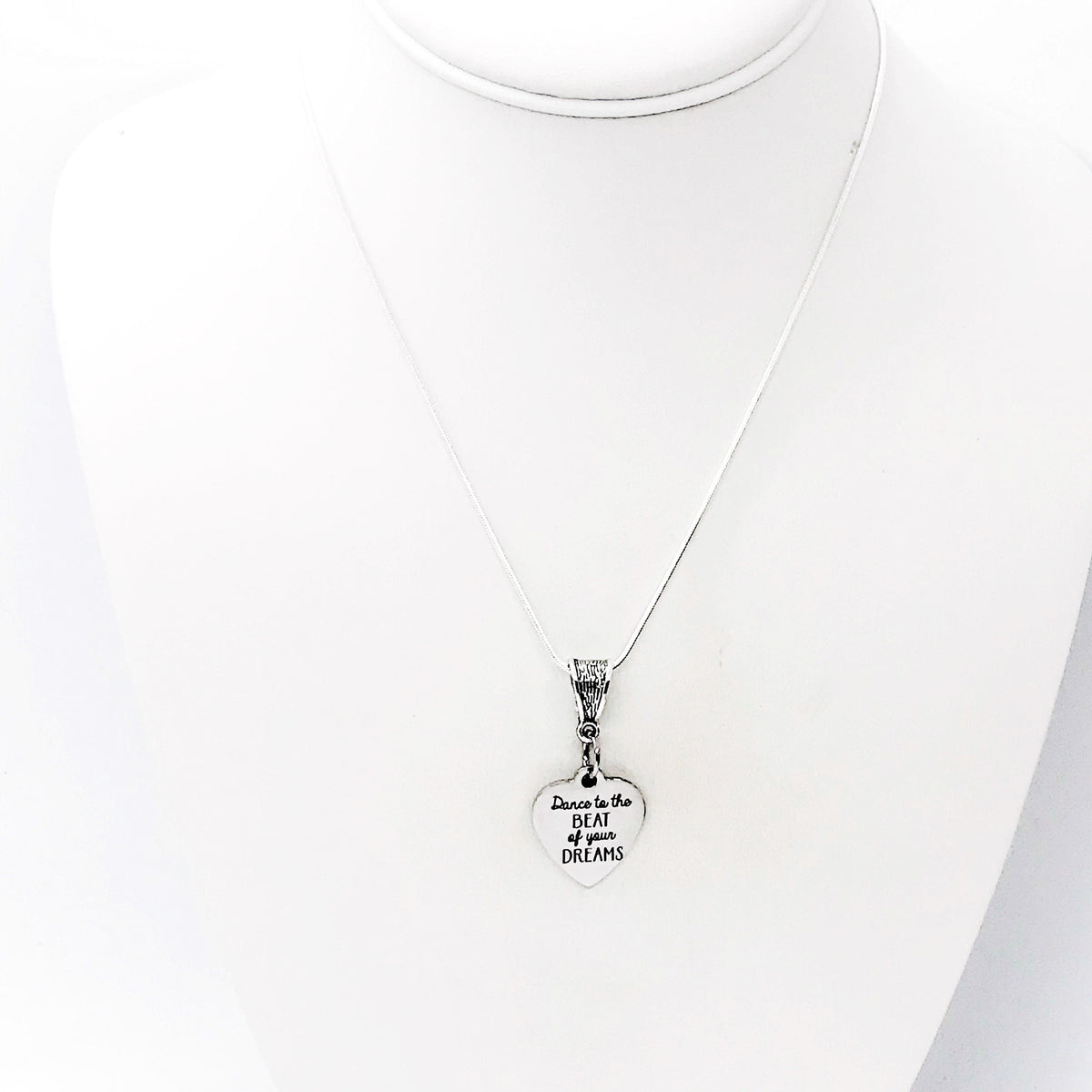 Motivation Gift, Dance To the Beat Of Your Dreams Necklace, Dance Team Gift, Gift For Her, Daughter Gift, Granddaughter Gift, Encouraging