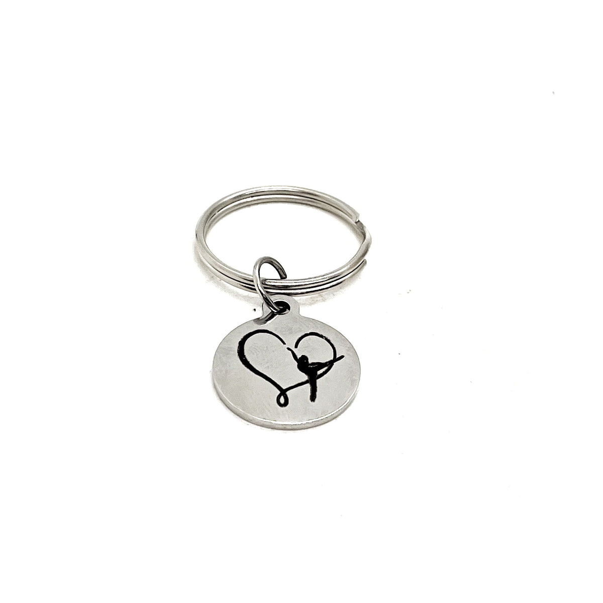 Dancer Gift, Love To Dance Keychain, Daughter Gift, Dancer Daughter, Gift For Daughter, Gift For Her, Dancing Charm, Dancer Charm Keychain